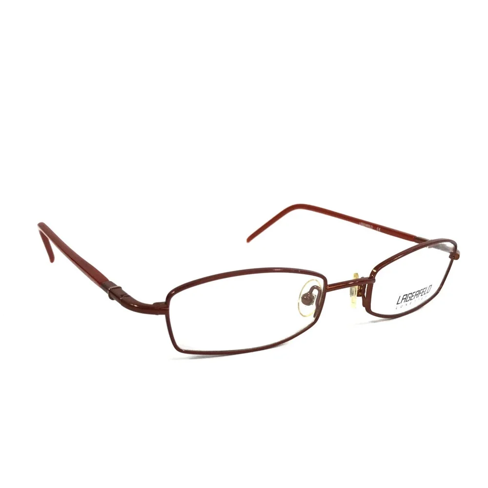Karl Lagerfeld Eyeglasses Frames 4031 23 Red Rectangle Full Rim 50-19-135
